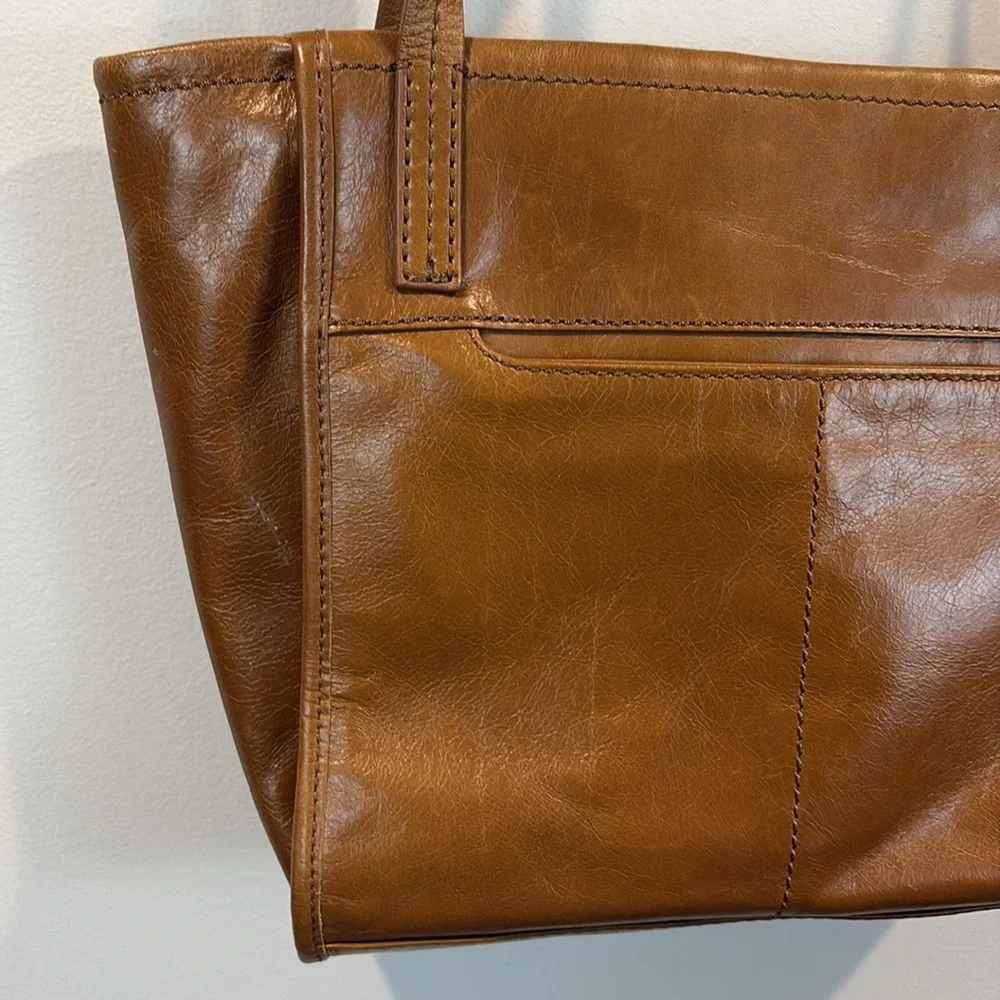 HOBO International Tan Leather Tote Shoulder Handbag
